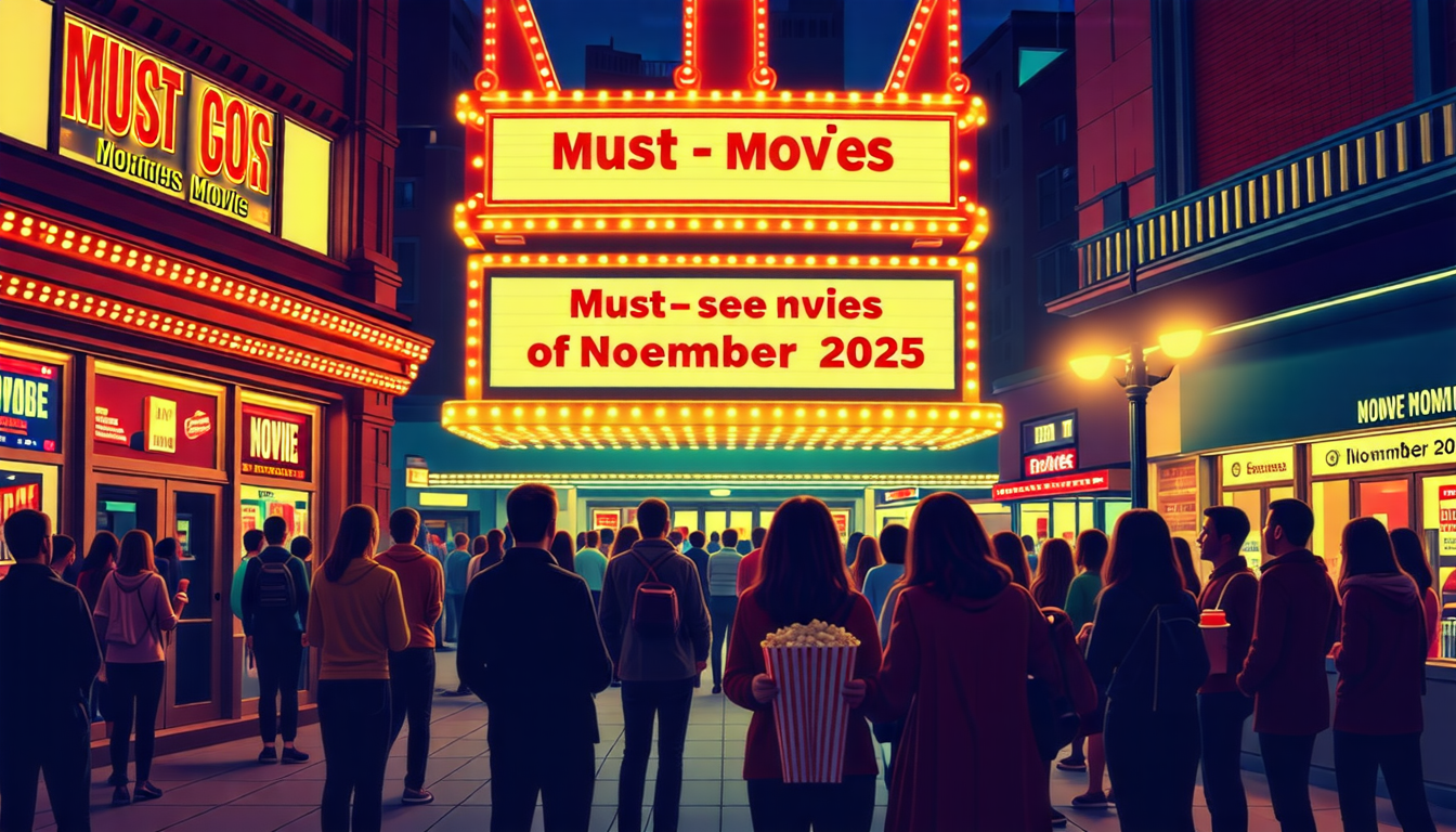 découvrez les films incontournables de novembre 2025 avec notre guide complet des sorties cinéma et des horaires près de chez vous. ne manquez pas les dernières nouveautés et préparez-vous à vivre des moments cinématographiques inoubliables!