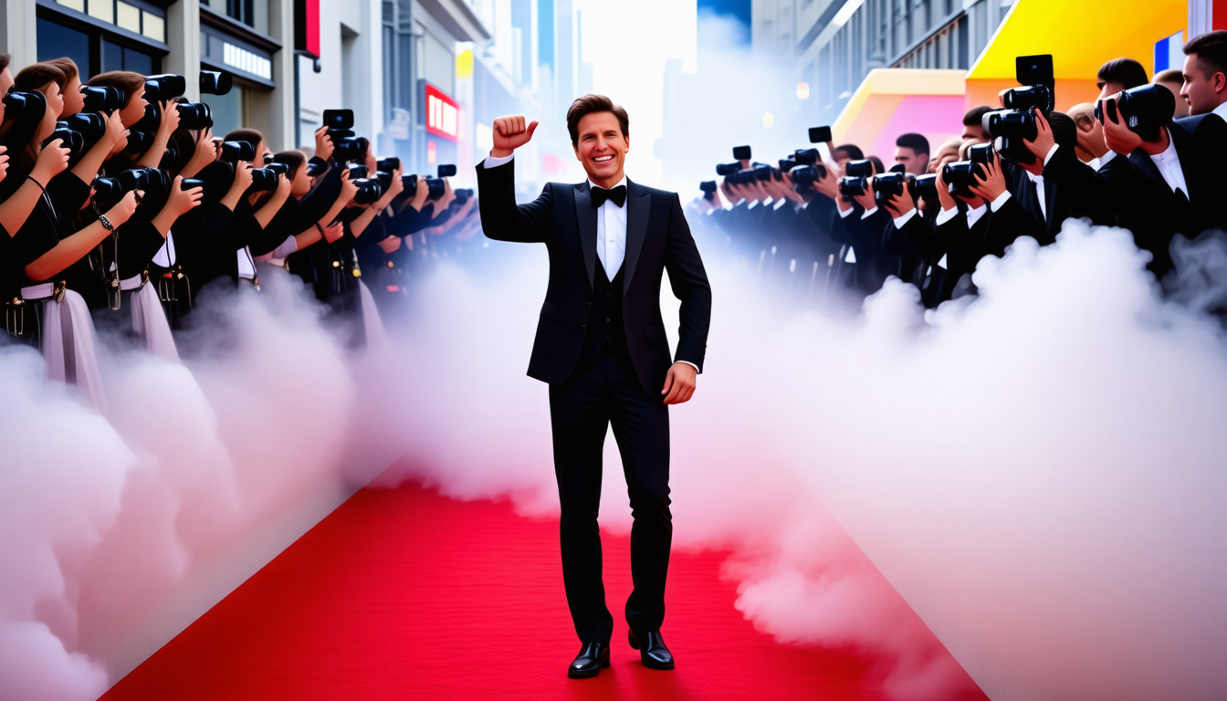 découvrez comment tom cruise célèbre le succès phénoménal de son dernier film, noté à 98%, qui fait sensation dans les salles obscures. un incontournable à ne pas manquer!