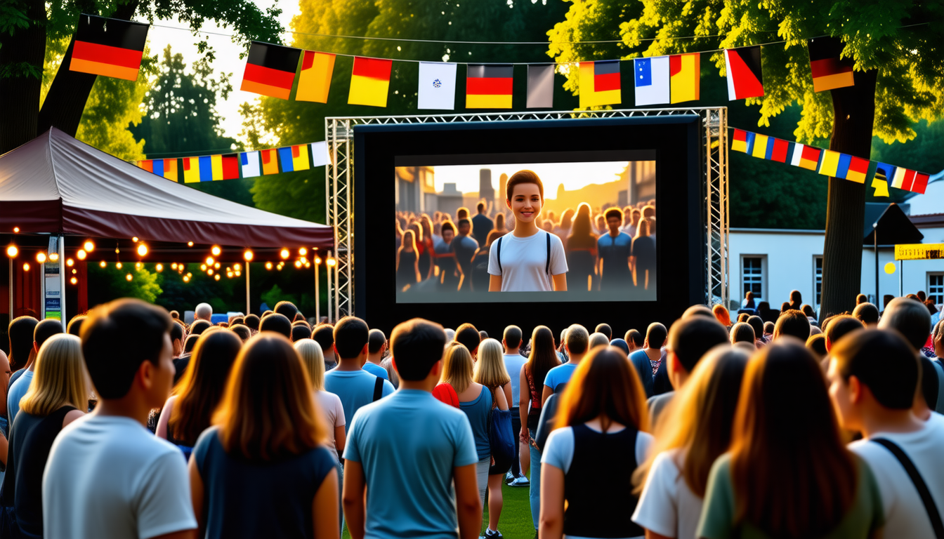participez à un ciné-rencontre unique à mayenne, célébrant la réunification allemande dans le cadre de la fête de l'europe. revivez des moments historiques à travers des projections de films enrichissantes et engagez-vous dans des discussions passionnantes sur l'europe unie. ne manquez pas cette opportunité de célébrer l'amitié et la culture européenne !