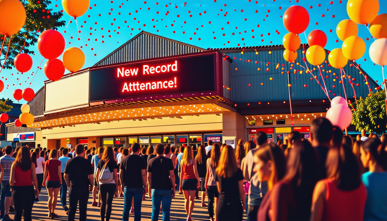 découvrez comment ce long-métrage a captivé le public et établi un nouveau record d'affluence au cinéma des deux-sèvres, attirant des foules de cinéphiles et redéfinissant le succès au box-office local.