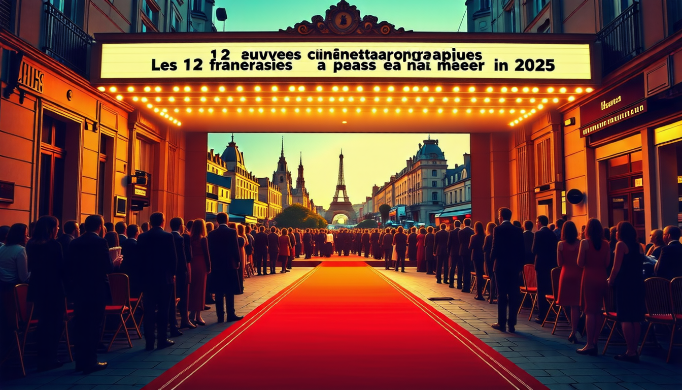 découvrez les 12 œuvres cinématographiques françaises incontournables de 2025 ! plongez dans un panorama riche et varié, où l'audace des réalisateurs et la créativité des scénaristes se rencontrent pour vous offrir des films à ne pas rater. que vous soyez amateur de drames, de comédies ou de thrillers, cette sélection promet de ravir tous les cinéphiles. ne manquez pas ces perles du cinéma français !