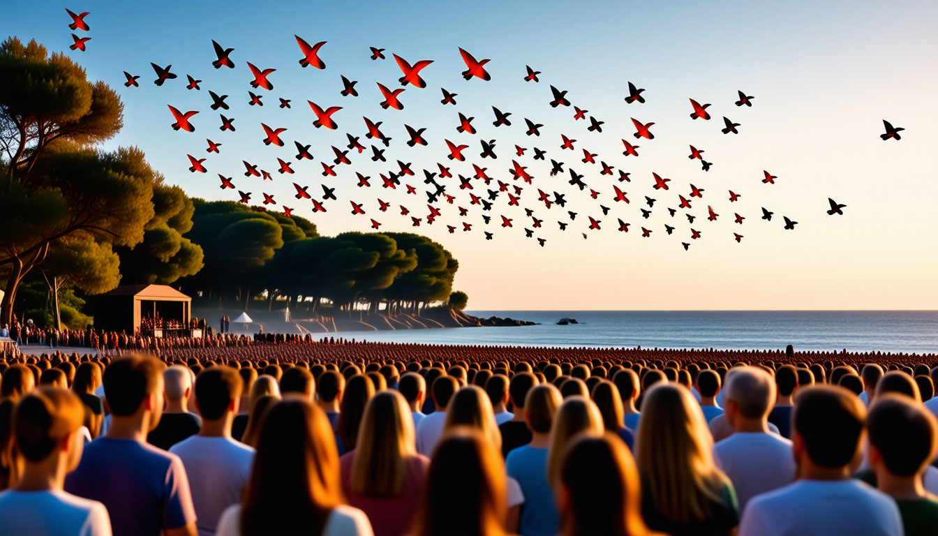 venez découvrir des oiseaux en liberté lors d'une avant-première époustouflante à saint-brevin-les-pins. un spectacle unique qui émerveille petits et grands, célébrant la beauté et la grâce de la faune aviaire. ne manquez pas cet événement inoubliable !