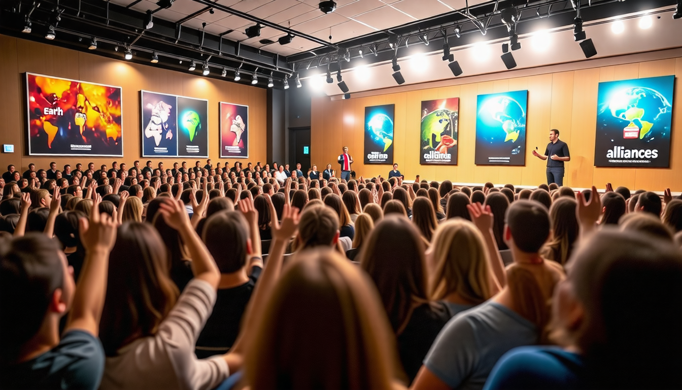 participez à un ciné-débat captivant sur le film 'alliances terrestres' à saint-sever, le jeudi 10 avril. découvrez des perspectives enrichissantes et échangez vos idées sur cette œuvre fascinante. ne manquez pas cet événement unique qui allie cinéma et réflexion collective.