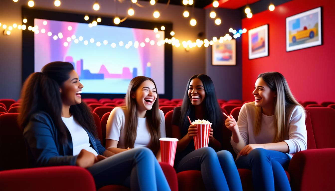découvrez l'art du cinéma à travers une rencontre chaleureuse entre amis, où rires et émotions s'entremêlent pour créer des souvenirs inoubliables. rejoignez-nous pour célébrer l'amitié et le septième art dans une ambiance conviviale.