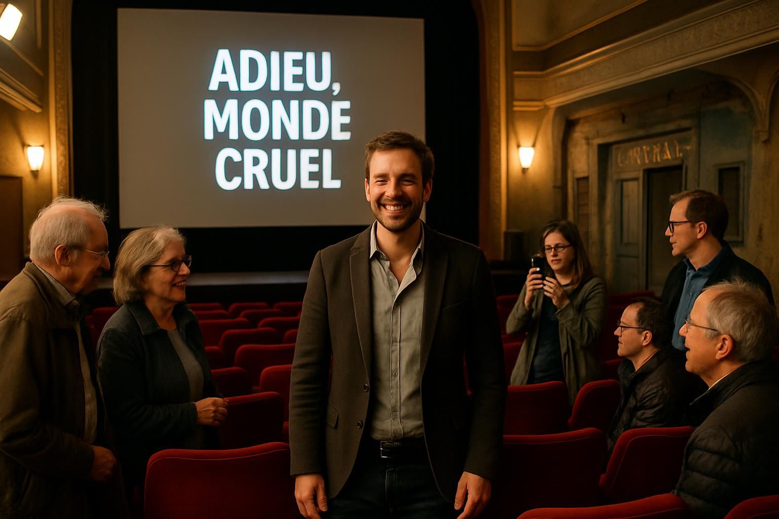 le réalisateur du film « adieu, monde cruel » visite exceptionnellement un cinéma de lisieux, lieu de tournage d’une partie du film, pour une rencontre unique avec le public.
