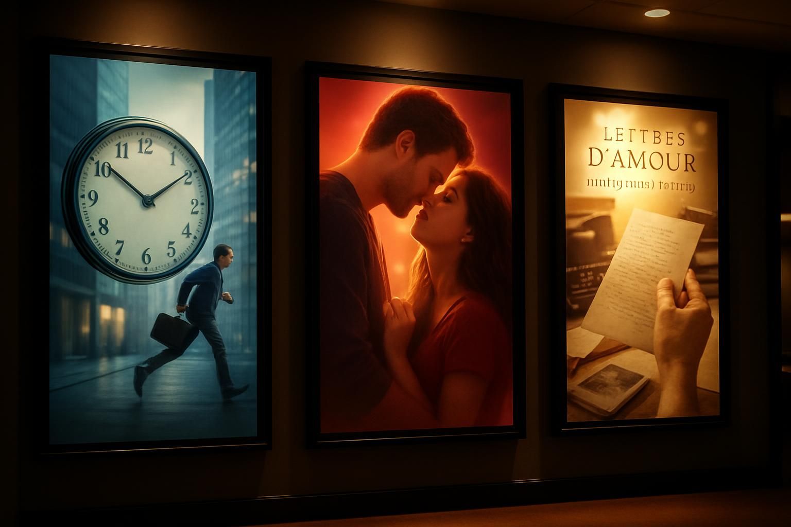 découvrez cette semaine au cinéma : «amour(s)», «retour avant 15h» et «lettres d'amour de ma grand-mère», trois films à ne pas manquer pour une expérience émotionnelle unique.