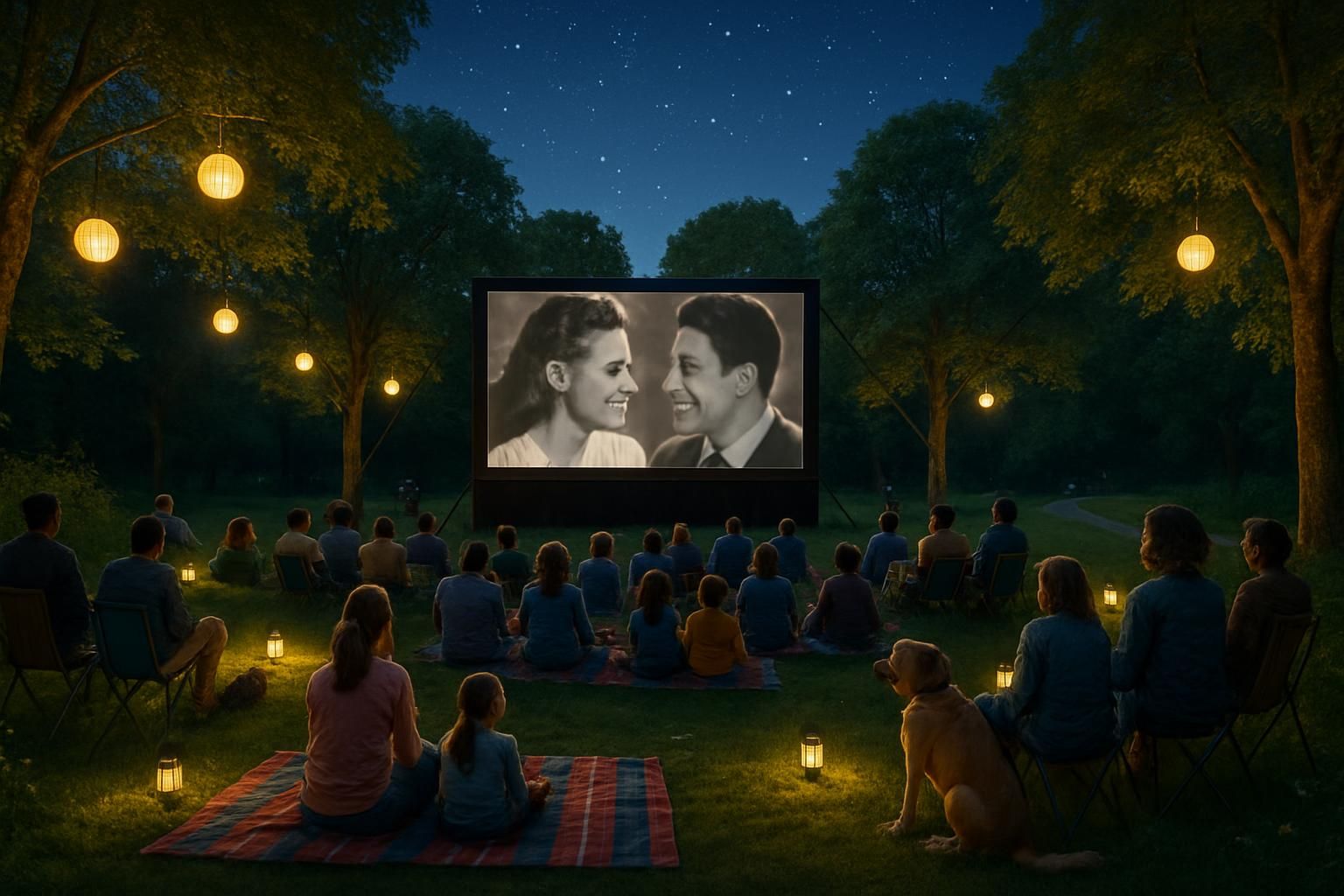 vivez une expérience unique à bruz en profitant du cinéma en plein air au parc du vert buisson, une soirée conviviale sous les étoiles pour toute la famille.
